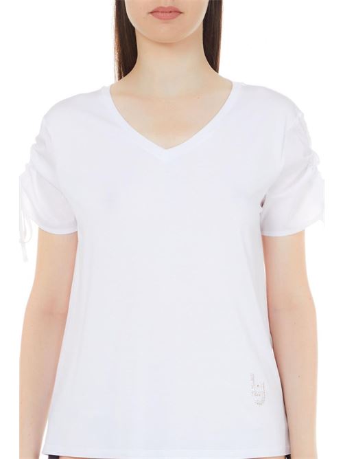 T-SHIRT C/MANICHE ARRICCIO LIU JO | VA3086J5360/11110